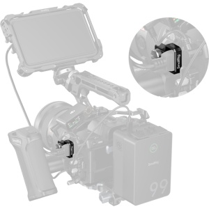 Clemă pentru cablu HDMI SmallRig 6406 montată pe carcasă profesională Sony Alpha 7 V