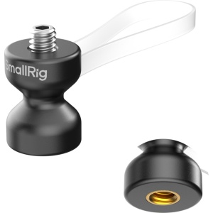 Set de 10 cleme pentru organizarea cablurilor SmallRig 6527 negre din silicon cu elasticitate ridicata