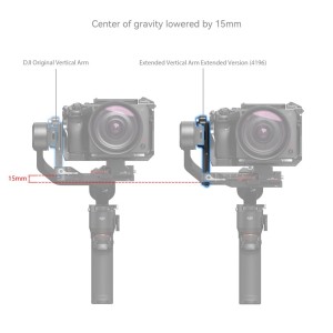 4196 Extended Vertical Arm for DJI RS 3 Mini