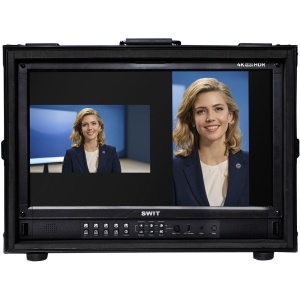 SWIT FM-215HDR, Monitor 21.5", Quad-Link 4K, 12G-SDI, HDMI, V-Mount