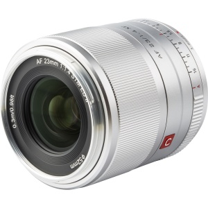 Viltrox AF 23mm f1.4 XF, Obiectiv cu montura Fuji X, APS-C, Silver