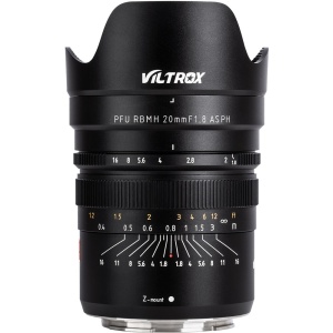 Viltrox PFU RBMH 20mm f1.8 ASPH, Obiectiv cu montura Nikon Z, Full-Frame