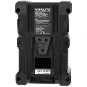 Acumulator Nanlite V-Mount, 26V, 489Wh, pentru Forza 500 II și 720, BT-V-26V489