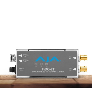 AJA FiDO-2T-MM, Convertor 2 x 3G-SDI la fibra optica LC, Multi-Mode