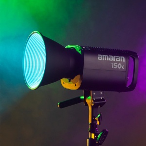 Amaran 150c - Lampa LED RGB CHARCOAL , 2500-7500K, cu geanta de transport