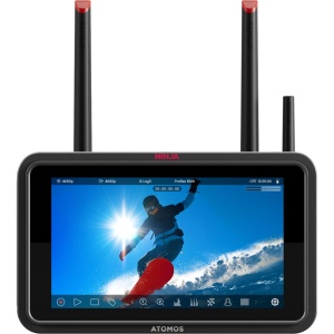 Atomos Ninja TX,  Monitor/Recorder 5.2", 8K30 ProRes RAW, 12G-SDI/HDMI, Wi-Fi, NDI, C2C