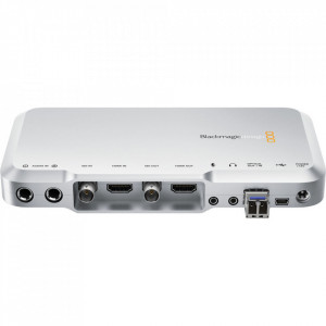 Convertor optic profesional Blackmagic Design ATEM Camera Converter cu conexiuni SDI, HDMI si porturi de fibra optica LC