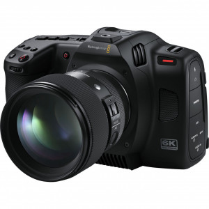 Camera cinematografica digitala Blackmagic Design Cinema Camera 6K Full Frame cu montura activa L-Mount si ecran LCD tactil rabatabil