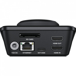 Recorder si player de desktop Blackmagic Design HyperDeck Shuttle HD cu search dial metalic si butoane de transport frontale