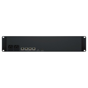 Statie de stocare in retea profesionala Blackmagic Design Media Dock cu 3 sloturi pentru module media si 4 porturi 10G Ethernet pentru server postproductie video