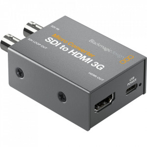 Micro Converter BiDirectional SDI/HDMI 3G Blackmagic Design cu Sursă de Alimentare Inclusă