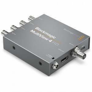 Blackmagic Design MultiView 4 HD dispozitiv de monitorizare multiview cu 4 intrări SDI și ieșiri SDI/HDMI