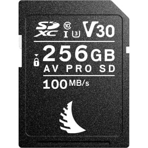 Card de Memorie Angelbird AV PRO UHS-I SDXC 256GB, R100W92 MBs, V30, U3