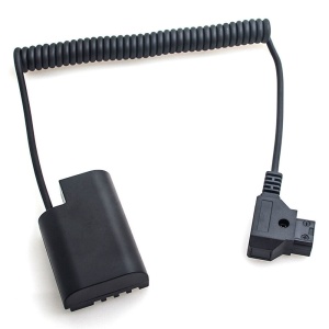 Caruba DC35, Baterie Dummy Panasonic DMW-DCC12, cablu spiralat cu alimentare D-Tap B
