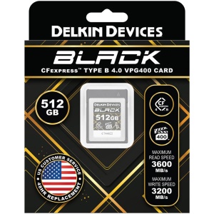 Delkin CFexpress 4.0 Type B, Card de memorie 512GB R3600/W3200, VPG400