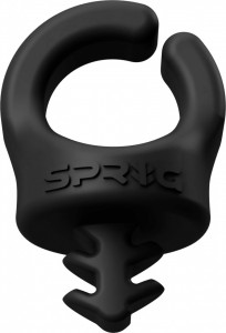 Dispozitiv Sprig de gestionare a cablurilor pentru găuri filetate 1/4"-20, Pachet 6 buc, Negru, S