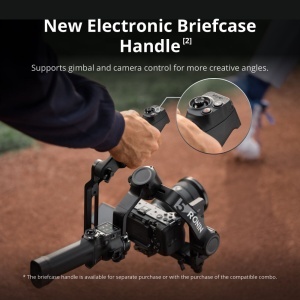DJI RS 5 Combo, Stabilizator Gimbal cu Modul AI Tracking, Autonomie 14h