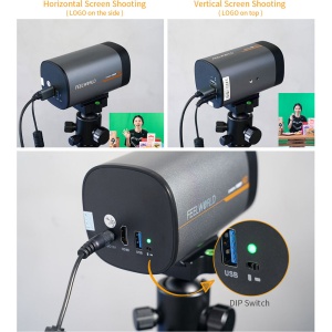 FeelWorld HV10X, Camera video cu zoom 10x, Full HD USBHDMI