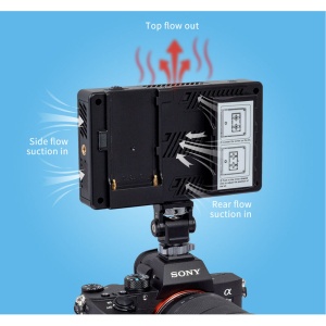 FeelWorld LUT5, Monitor Touchscreen On-Camera de 5 inch, 3D LUT, 3000nits, Full HD HDMI