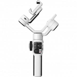 Gimbal Smartphone Zhiyun Smooth 5S ALB - Stabilizare Profesională 3 Axe, Lumină LED încorporată