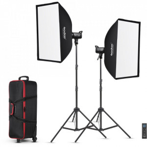 Godox Kit 2 Lampi Video LED SL100D