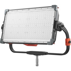 Panou LED RGB Godox KNOWLED P1200R Hard P8 1400W cu protectie IP65 si lyra de fixare U-bracket