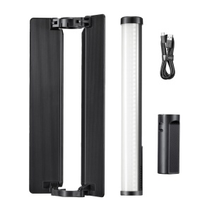 Godox LC500R Mini Lampă LED RGB, 45cm, cu grip și voleți