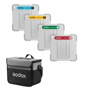 Godox LiteFlow 15 Kit1 - Kit reflectoare 15x15cm, cu 4 niveluri de difuzie