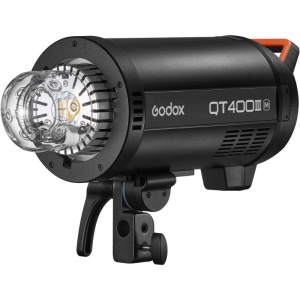 Godox QT400IIIM-D, Kit 3 Blițuri QT400IIIM cu stative, softbox, umbrelă și accesorii