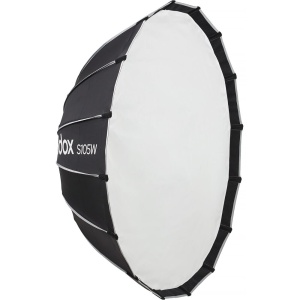 Godox S105W Softbox Octagonal Multifunctional Bowens 105cm montat pe stativ