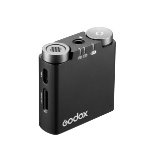 Sistem microfon wireless Godox Virso M2 cu doua transmitatoare si carcasa de incarcare