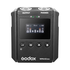 Godox WMicS2 Kit 2, Sistem 2 microfoane wireless 2.4 GHz