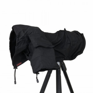 Husa de ploaie Caruba C1 pentru Camera, Negru, Marime L
