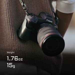 Husa Tilta TA-T68-LCC-B din piele pentru Canon EOS R5 Mark II, Neagra