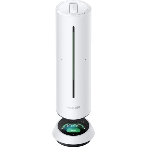 Insta360 Wave Alb, Speakerphone de conferinta cu AI, 8 Microfoane MEMS