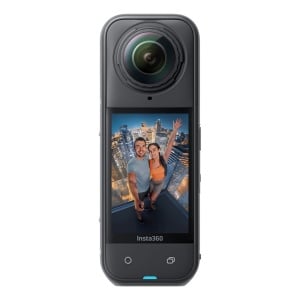 Insta360 X5 Motorcycle Multiview Bundle, Kit Camera de actiune 8K 360° cu Selfie Stick si clema de prindere