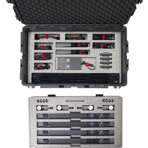 Kit 4 Tuburi LED Aputure INFINIBAR PB6 RGB, 60cm, cu accesorii și flight case