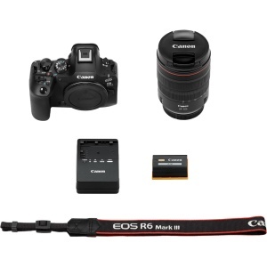Kit Camera Mirrorless Canon EOS R6 Mark III cu Obiectiv RF 24-105mm f4 L IS USM (Seria L)