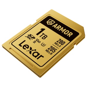 Lexar ARMOR GOLD 1TB, SDXC UHS-II, R280/W205, V60, U3, IP68 - Card de Memorie