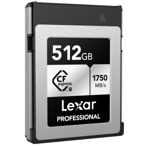 Lexar CFexpress Type B, Card de Memorie 512 GB, Silver Series R1750/W1300mb/s