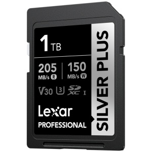 Lexar Silver Plus 1TB, SDXC UHS-I, R205/W150, V30, U3, 1066x - Card de Memorie