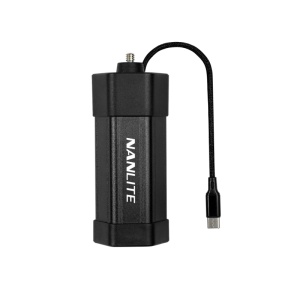 Maner (Grip) Nanlite BT-BG-F550 pentru acumulatori NP-F, compatibil cu Pavotube II 6C/LitoLite 5C