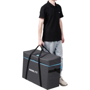 Nanlite FS-150B Kit 2 Lămpi LED Bi-Color, cu stative și softbox-uri