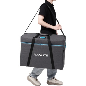 Nanlite FS-300B Kit 2 Lămpi LED Bi-Color, cu stative și softbox-uri, FS-300B 2KIT-S-LS-1