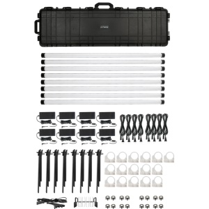 Nanlite Pavotube II 30XR Kit 8 Lampi LED RGB, 120cm, 15-2027-8KIT