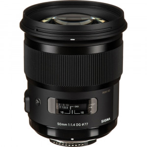 Obiectiv Foto DSLR Sigma 50mm F1.4 Art DG HSM pentru Nikon F