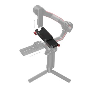 SmallRig 3251 Power Pass-Through Plate pentru DJI RS2 / RS 3 Pro