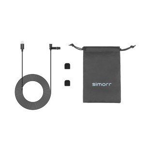 3453 Simorr Wave L3 Lightning Lavalier Microfoon (Zwart)