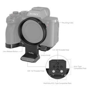 4148 Rotatable Horizontal to Vertical Mount Plate Kit for Sony Alpha 7R V / Alpha 7 IV / Alpha 7S III / Alpha 7R IV