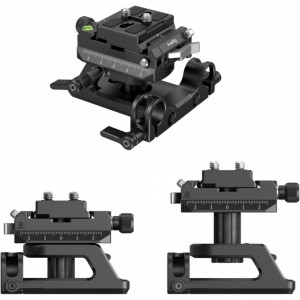 SmallRig 4233, Kit Placă Universală de Montare Reglabilă pe Înălțime Compatibilă ARCA & Manfrotto
